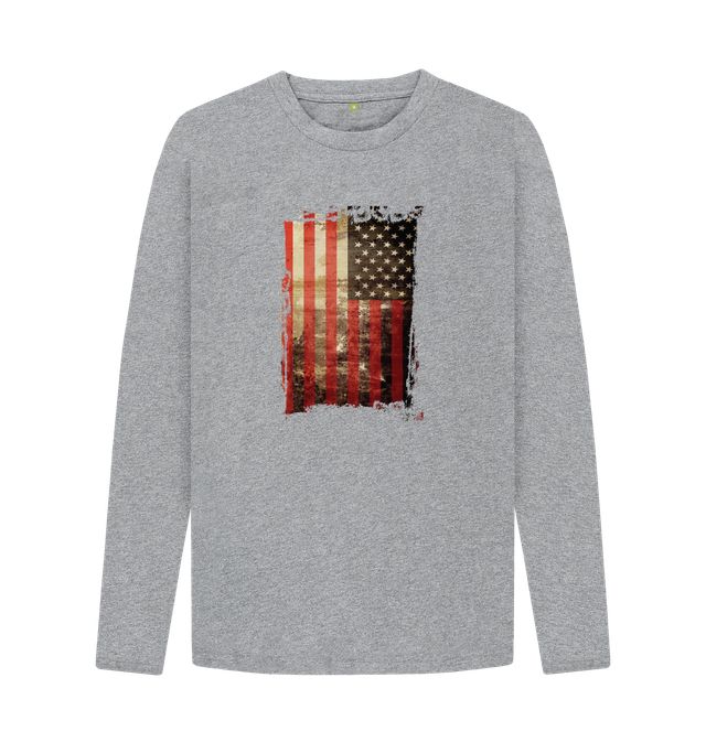 Spartan Distressed US Flag T-Shirt In Military Green - Small - Foto 7