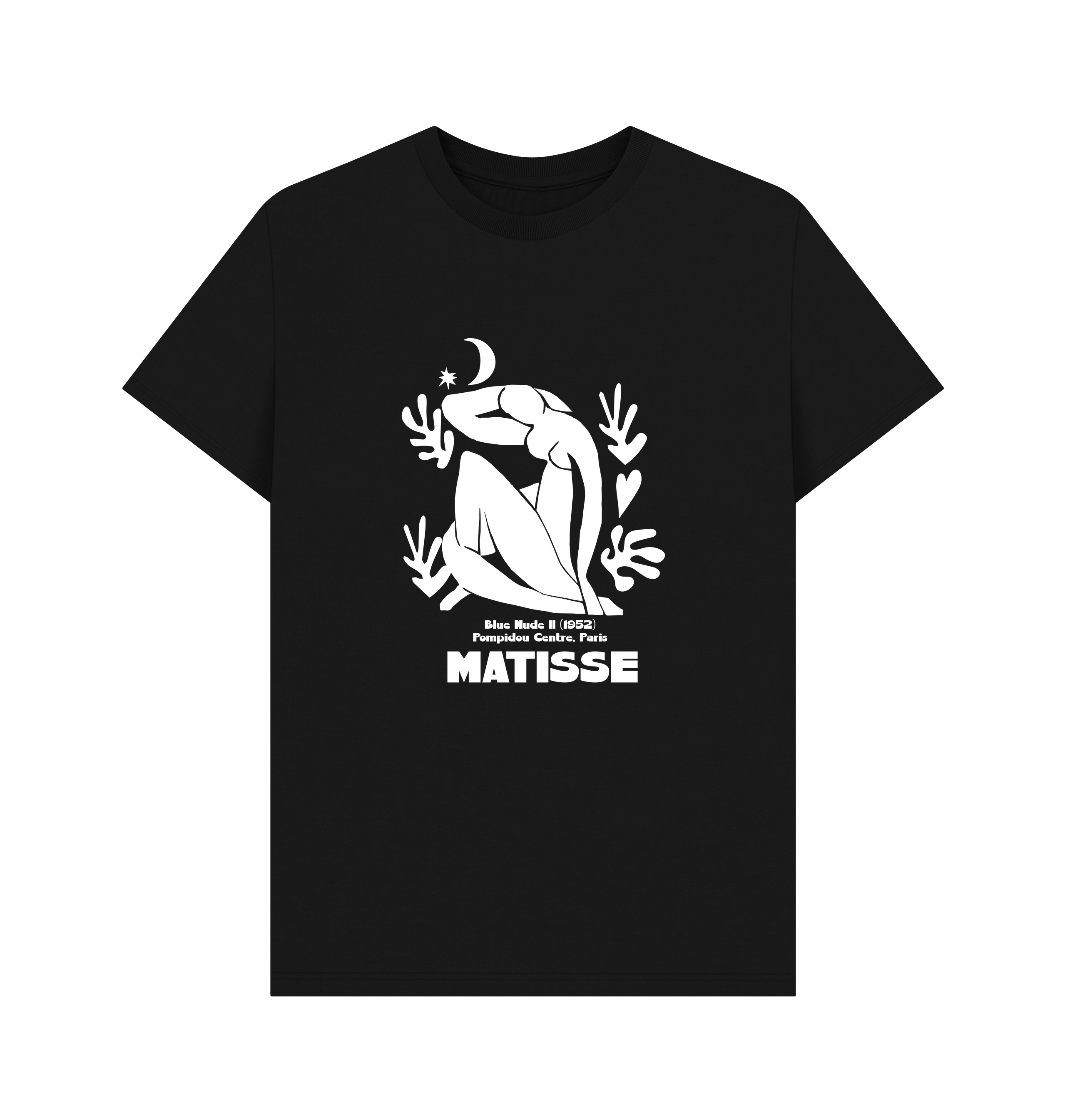 PREMIUM OFFICIAL APOH APOH Matisse Blue Nude II Black T-Shirt - Picture 2 of 3
