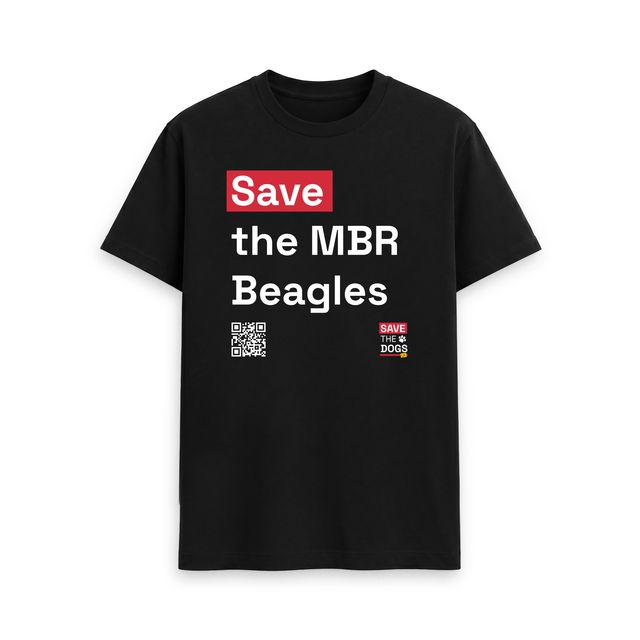 Save the MBR Beagles Mens T-Shirt (Black)