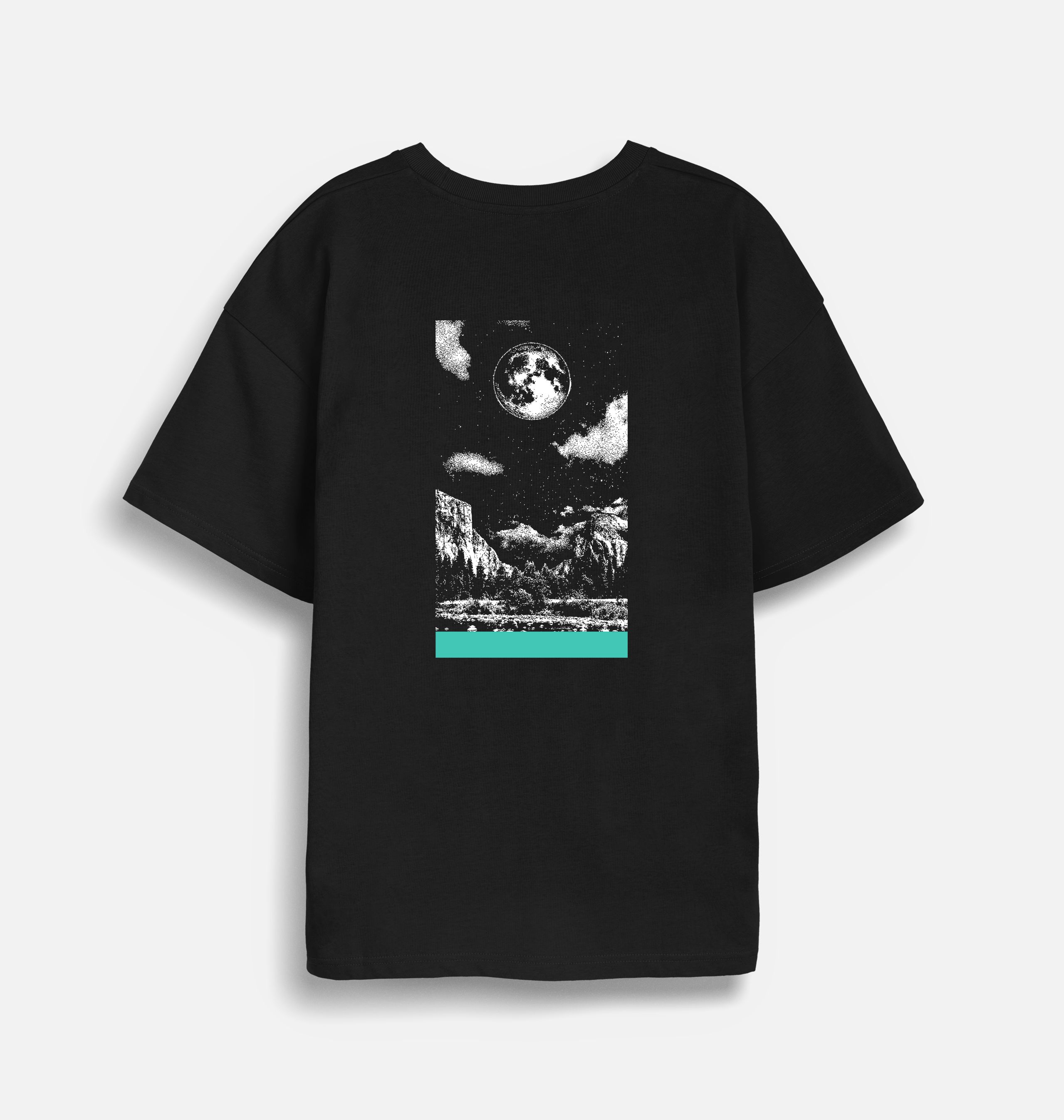 Men's Oversized Lunar Cycle T-shirt