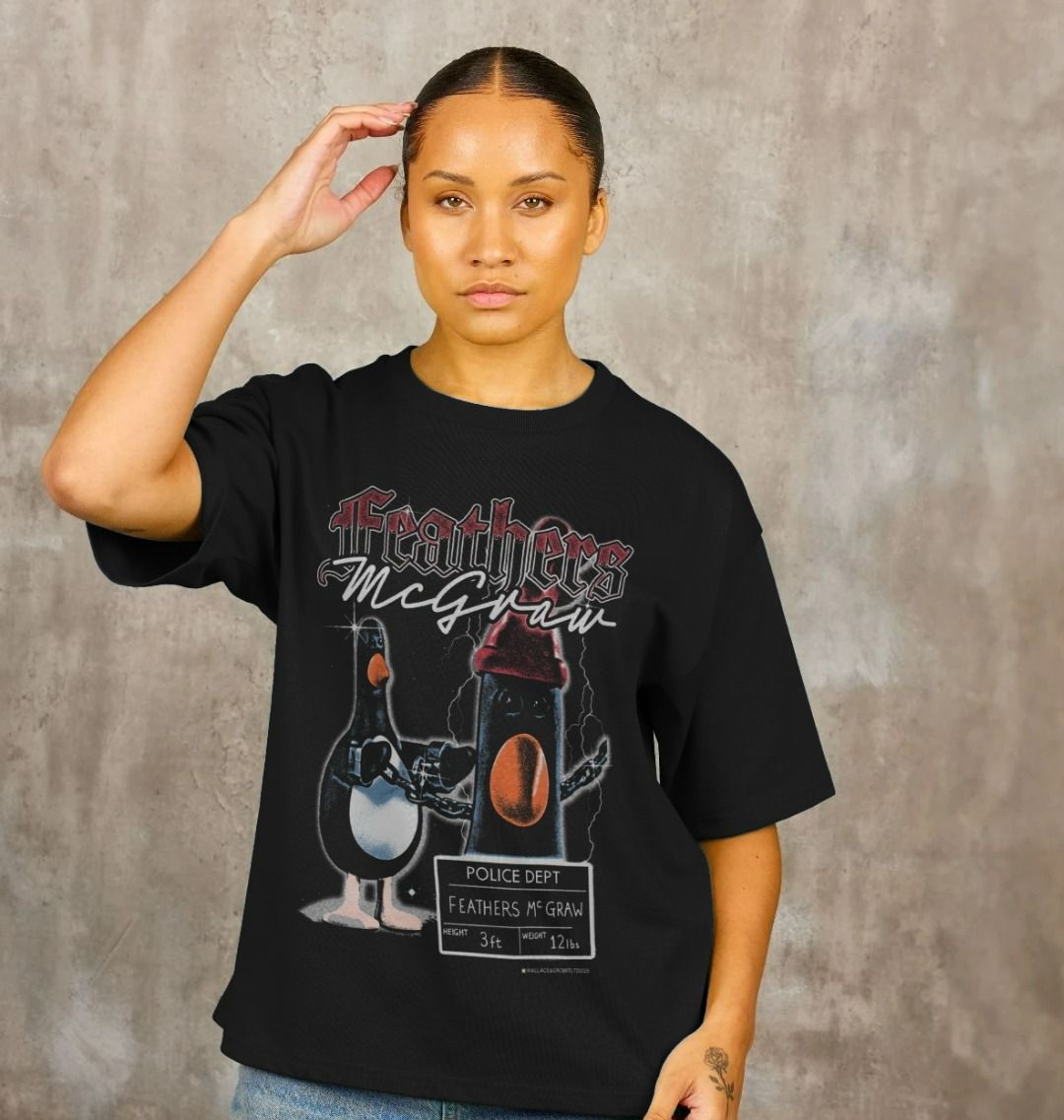 Feathers McGraw 90s Vintage Bootleg Women's Oversized T-Shirt