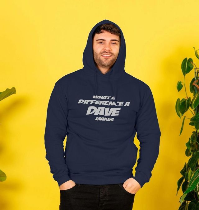 Maglietta Grafica Da Uomo "Che Differenza Fa Un DAVE" Divertente - Foto 9