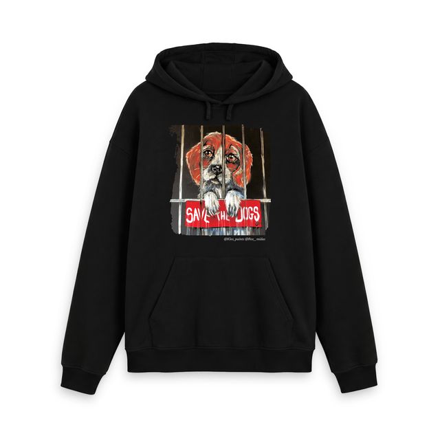 Save The Dogs UK Hoodie (Black) - Unisex