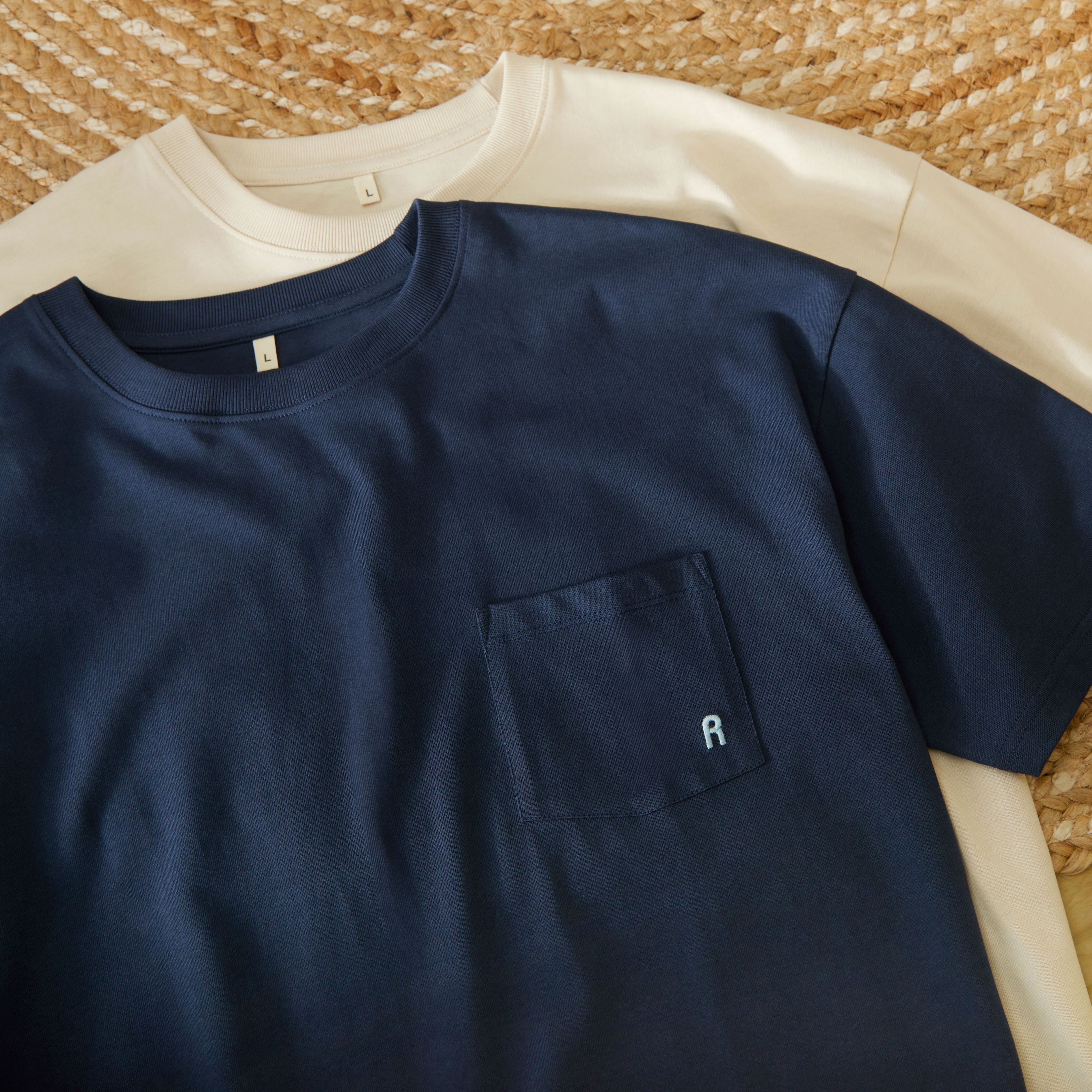 Men's Oversized Pocket T-Shirt | Crew Neck Pocket T-Shirt