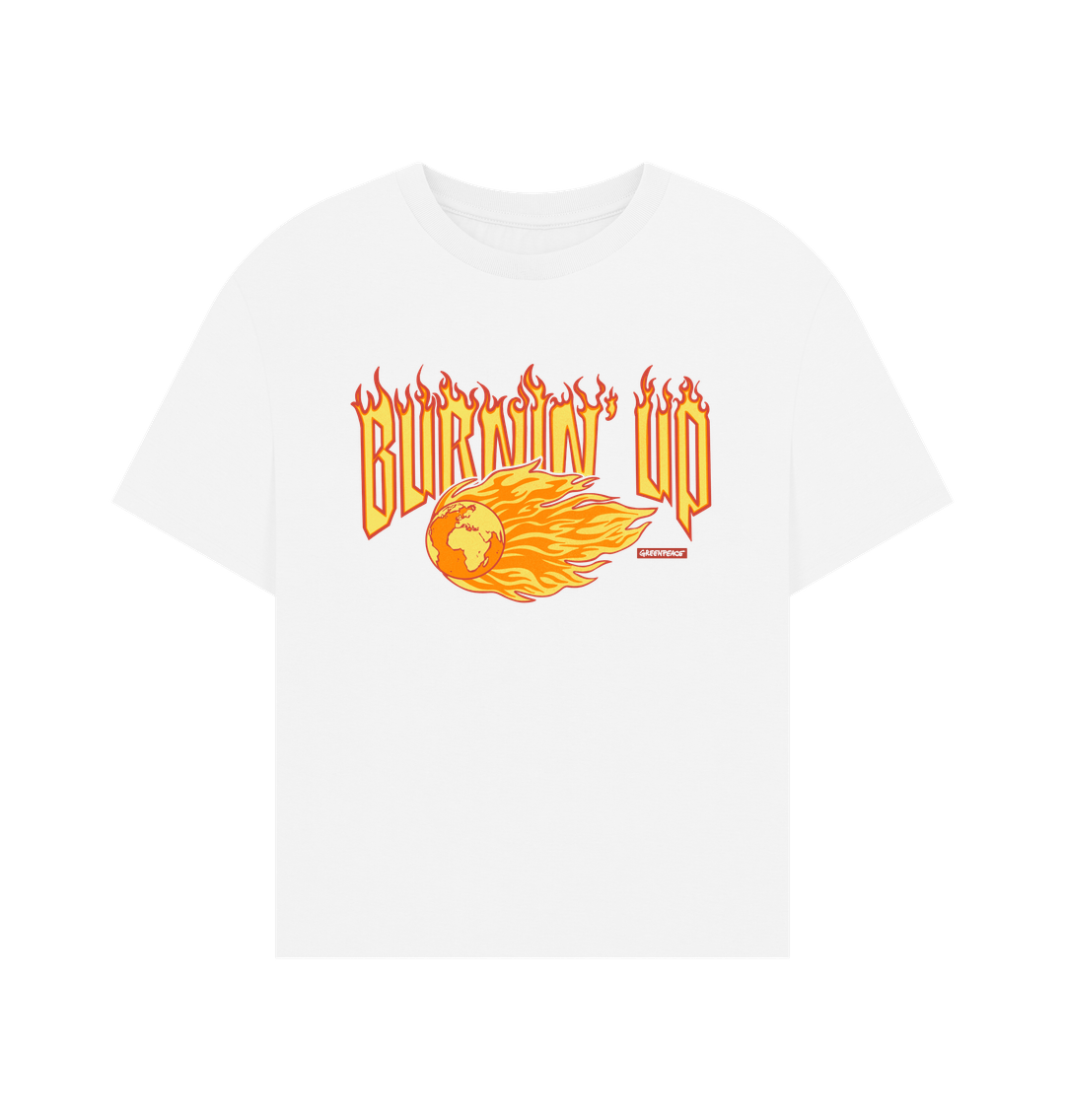 Women's Oversized Burnin' Up T-shirt