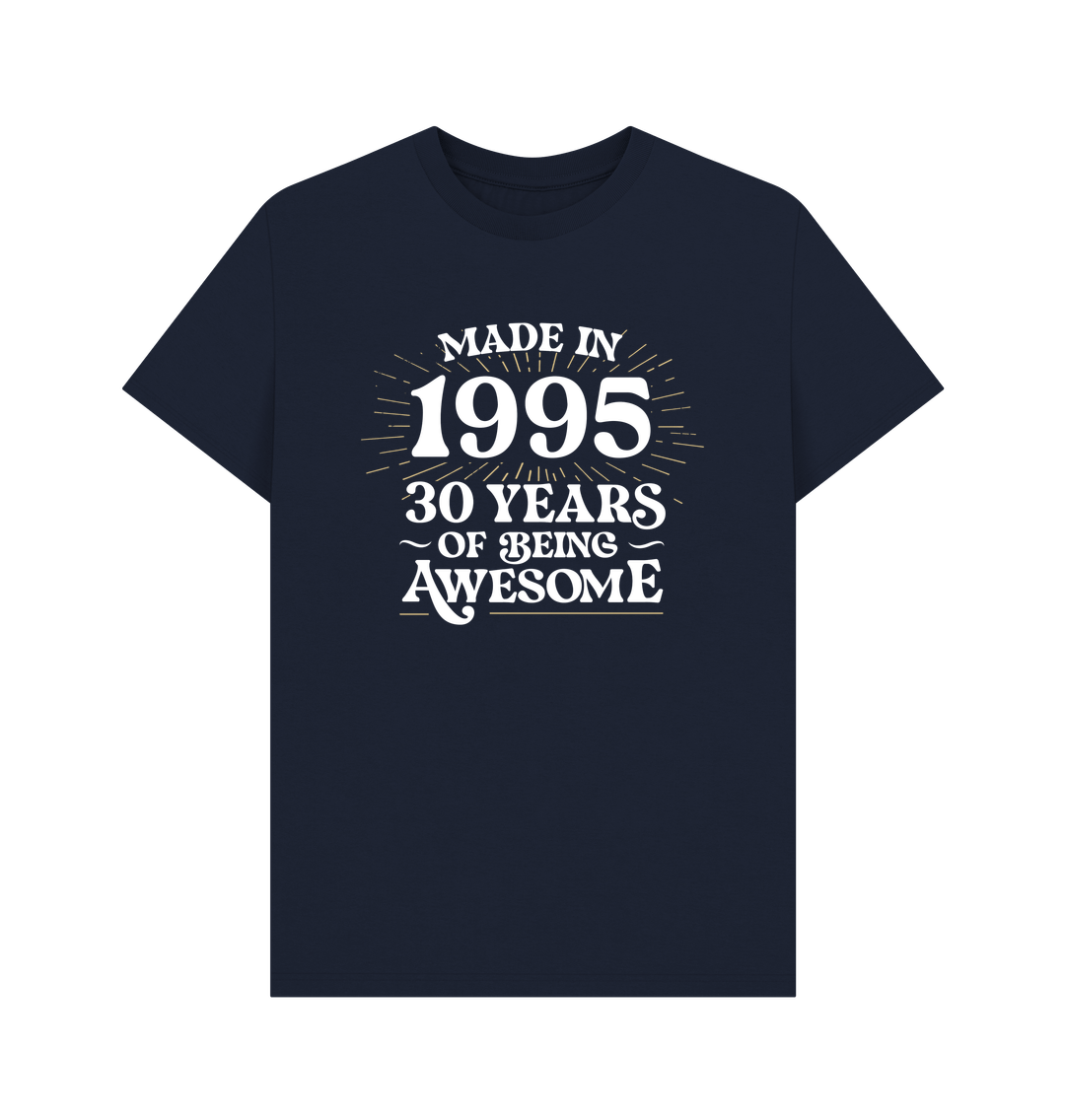 T-shirt 30 Ans 'Né En Octobre 1995' - Cadeau D'anniversaire Homme Ou Femme - 13