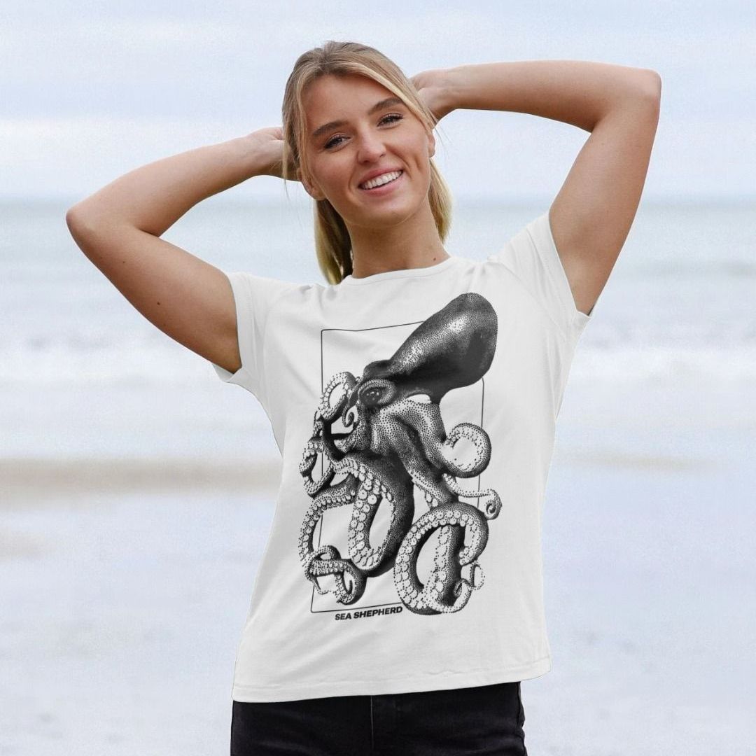 Octopus T-shirt | Womens Octopus T-shirt | Sea Shepherd