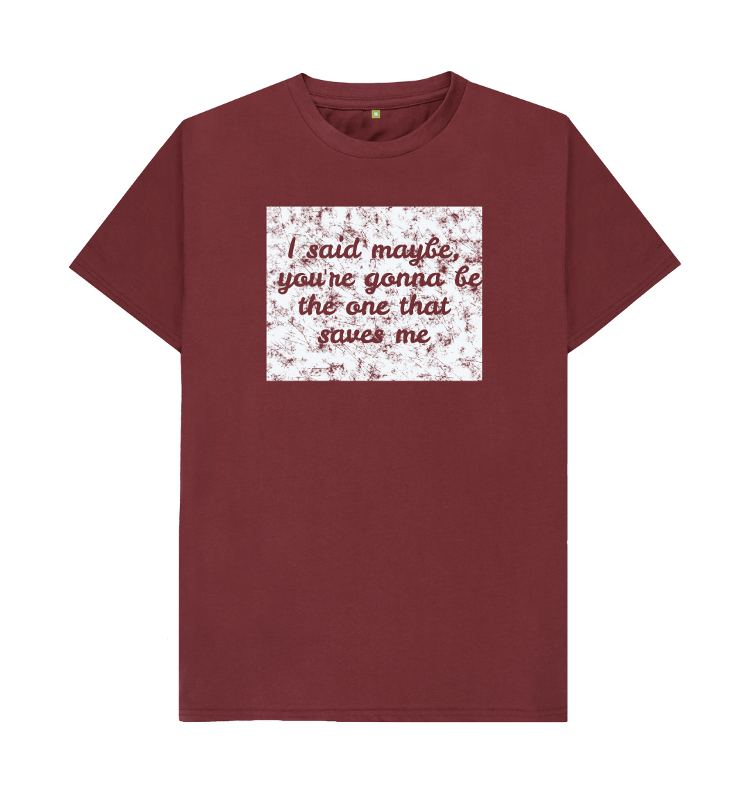 Oasis inspired Wonderwall lyrics t-shirt