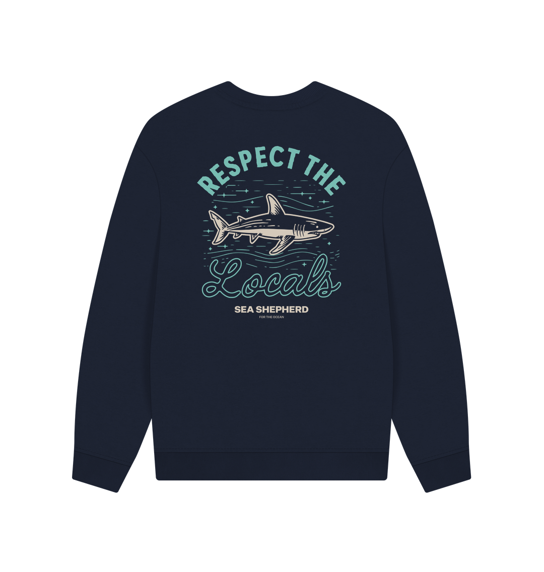 Respect The Locals Oversized Sweatshirt