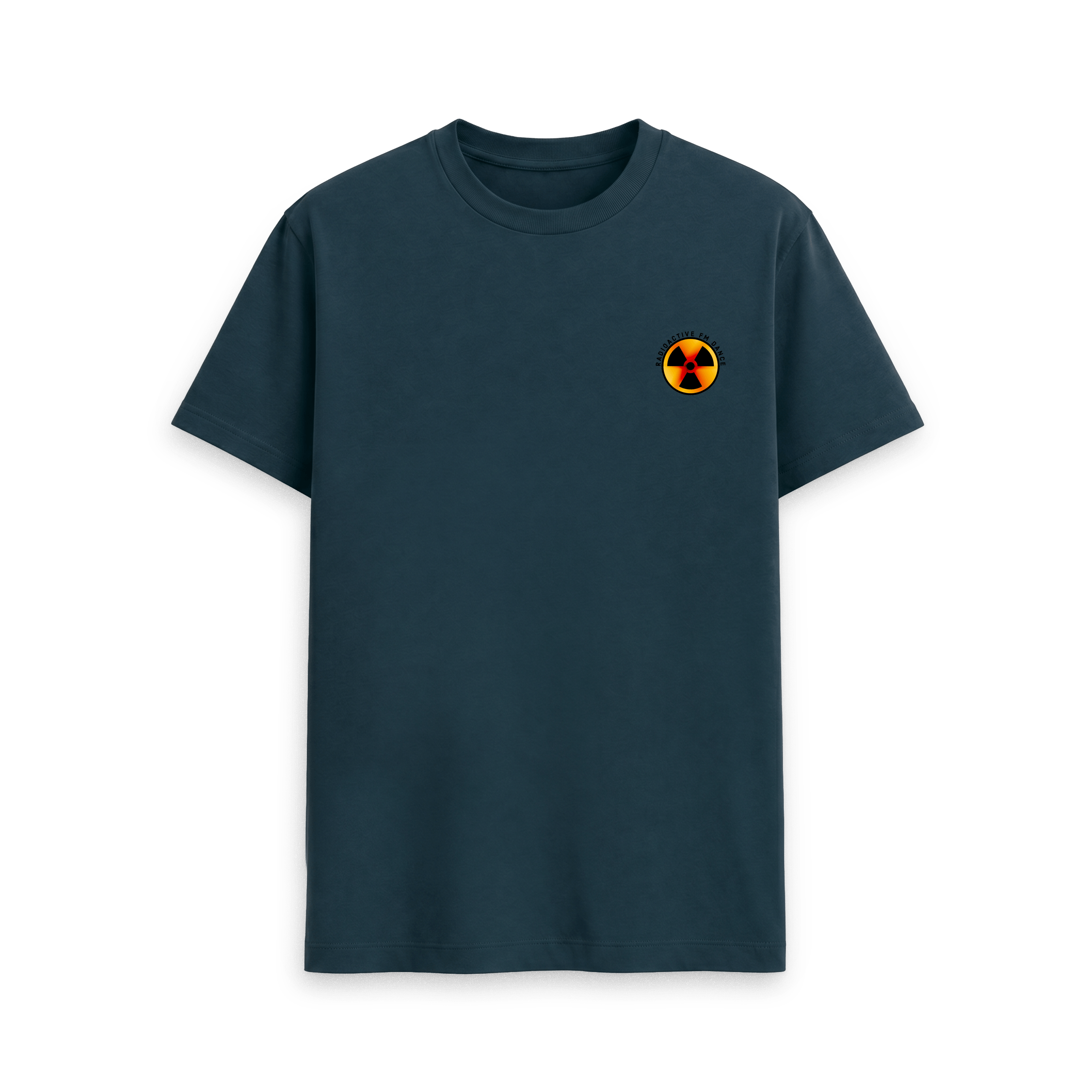 Radioactive FM Orange Emblem Breast T shirt