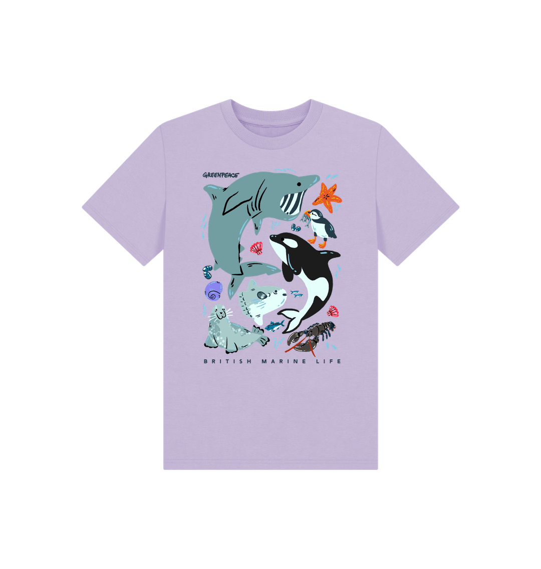 British Marine Life Kids T-shirt