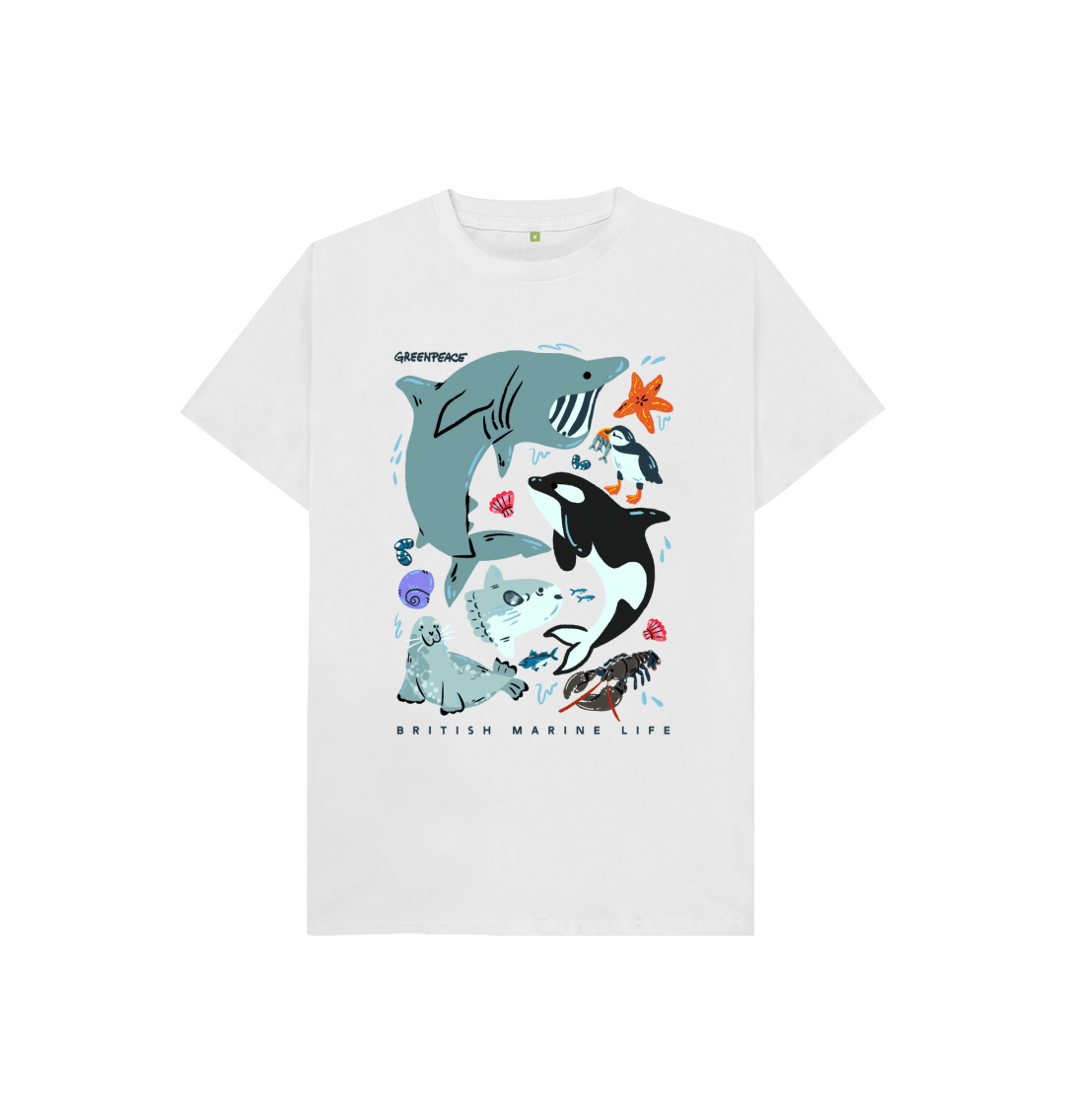 British Marine Life Kids T-shirt