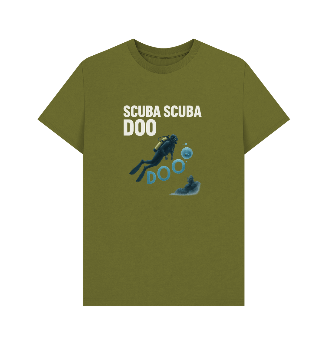 Scuba Scuba Doo Realistic Diver T-Shirt Deep Sea Funny Bubble