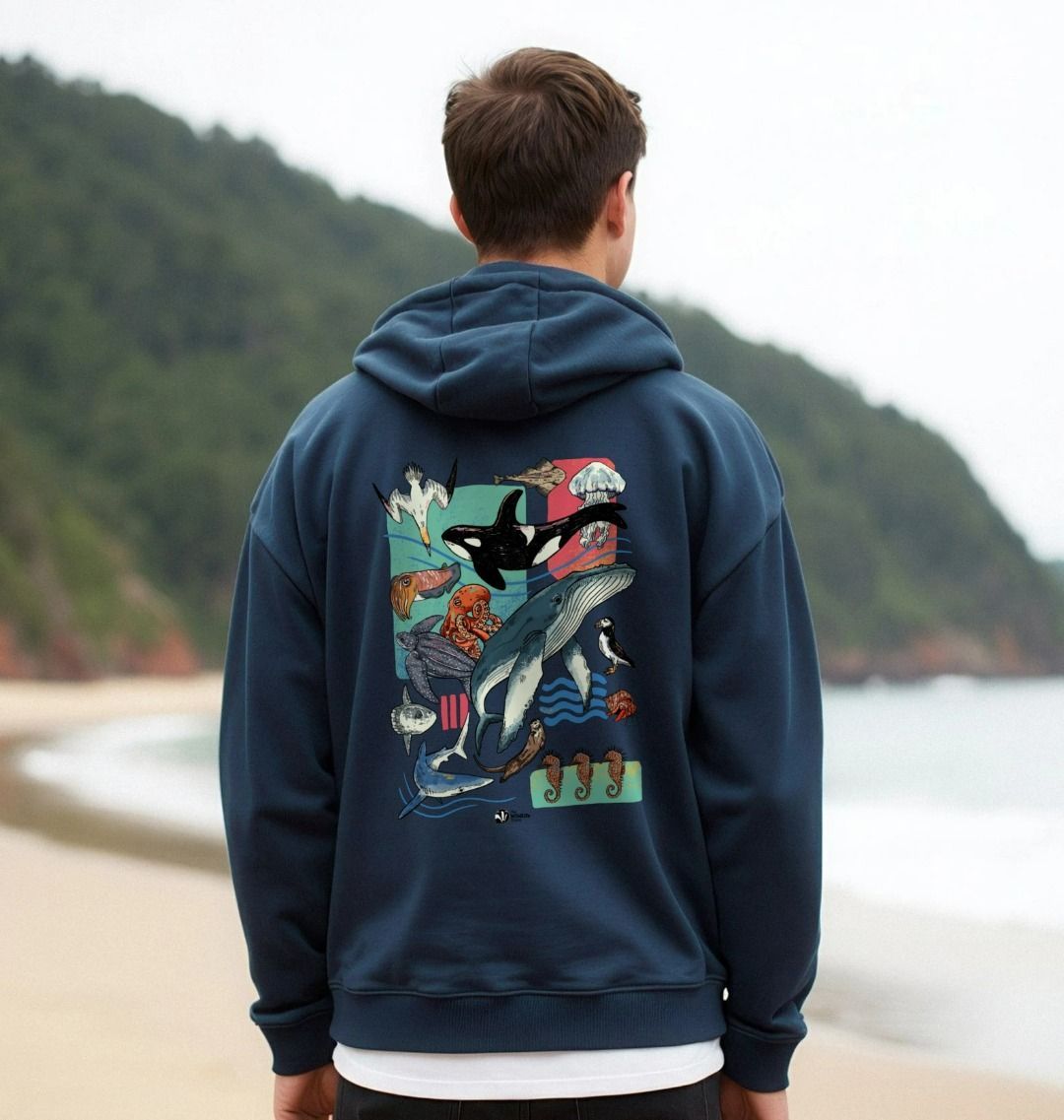 Sea Life Zip Hoodie