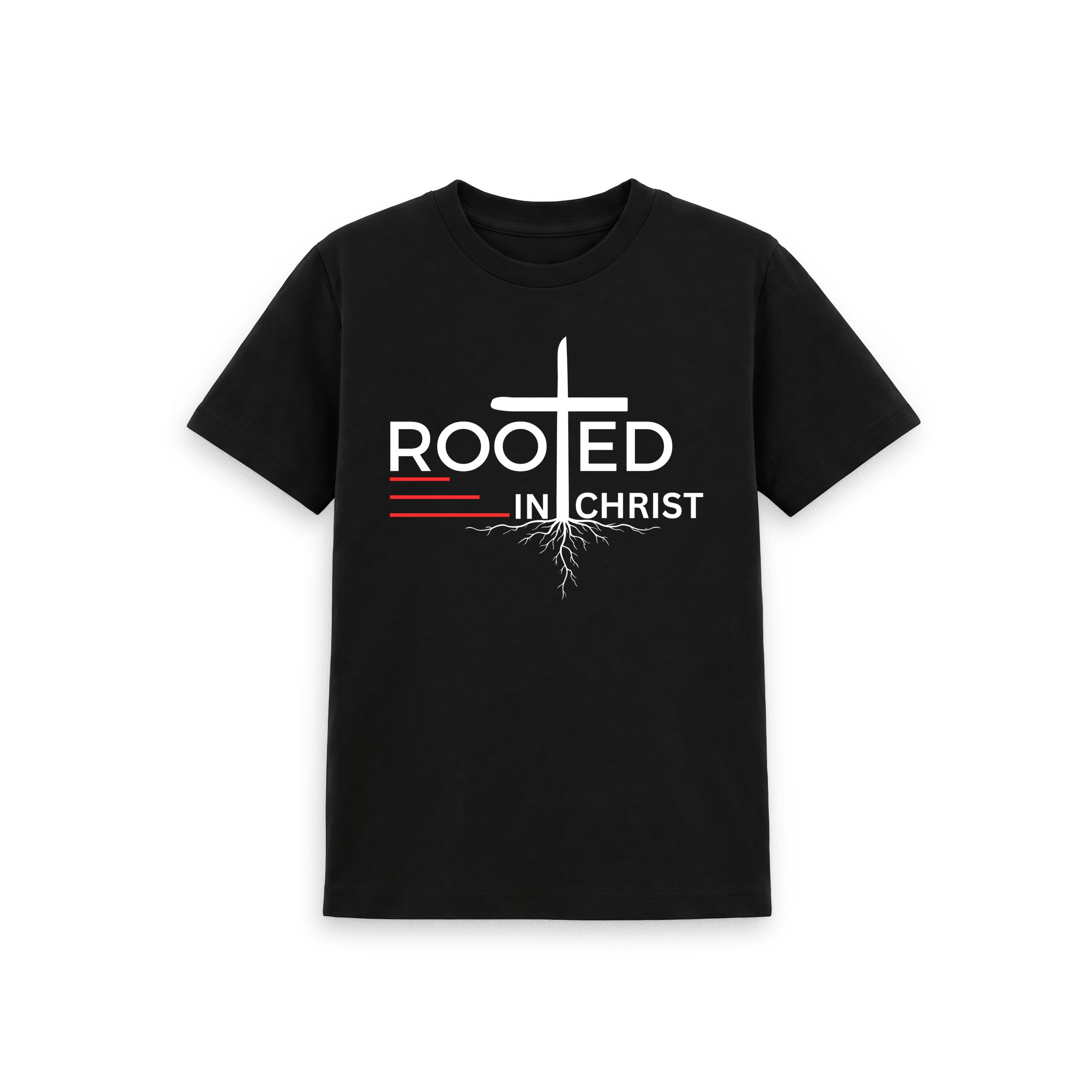 Colossians 2:7 - Rooted in Christ Organic cotton Kid's T-Shirt