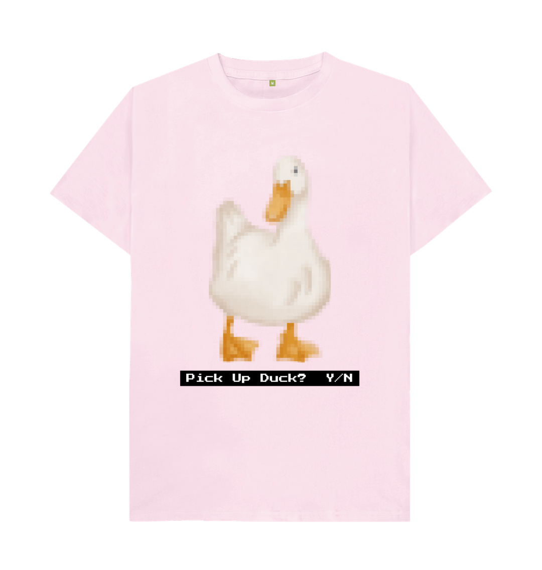 Pick Up Duck? Y/N Pixel Kitsch Retro Game T-Shirt