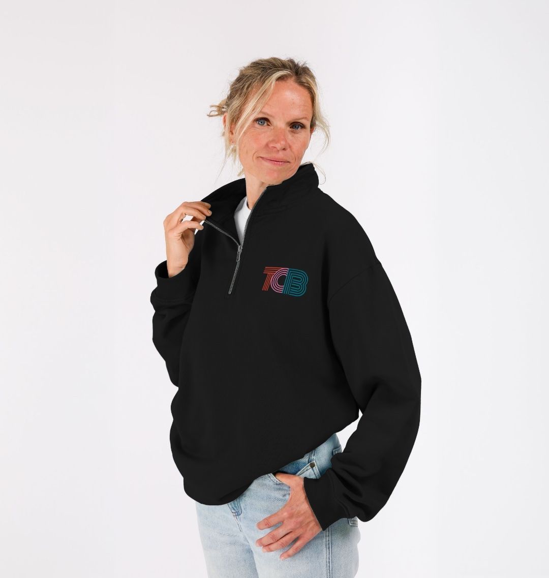 TCB 1/4 Zip Sweater