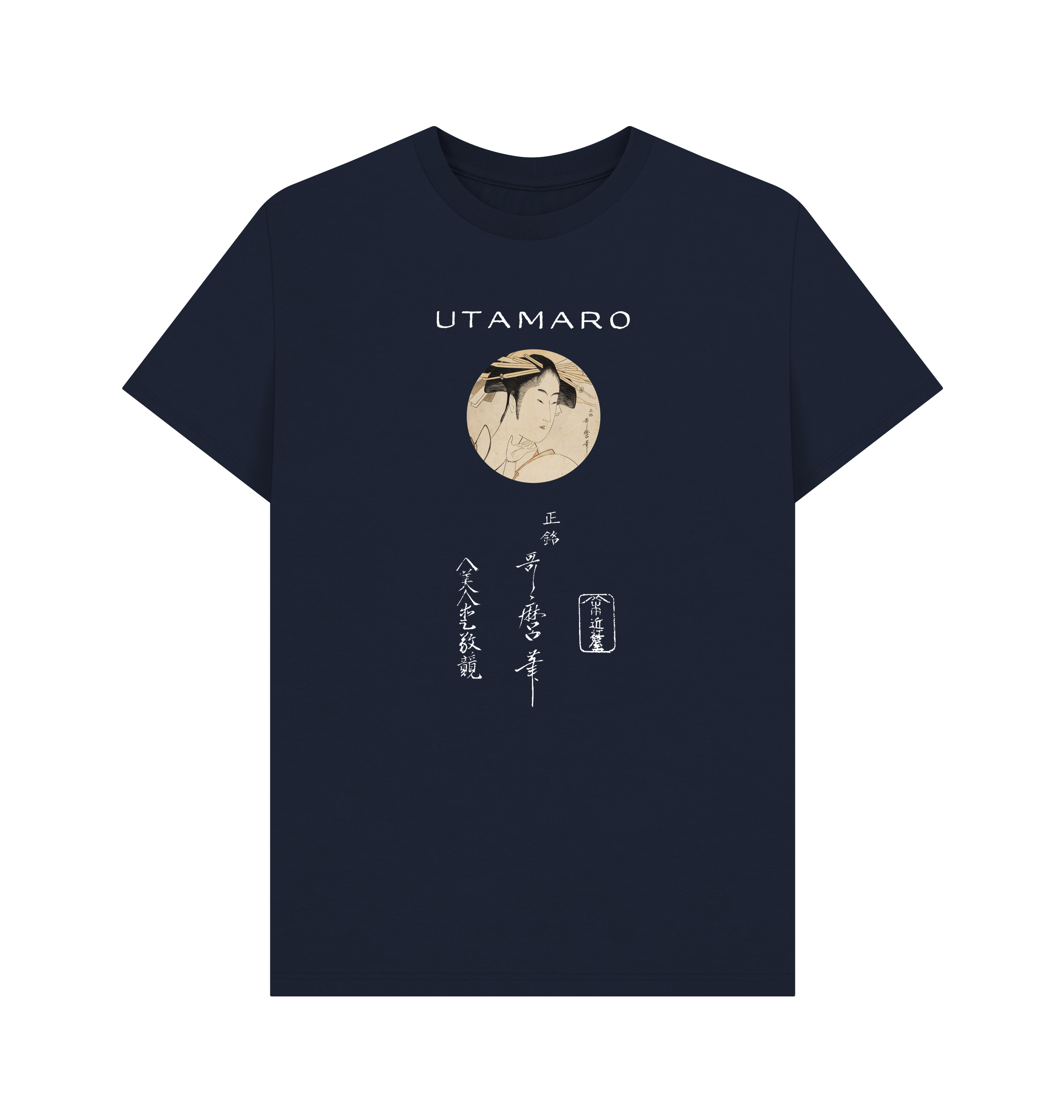 PREMIUM OFFICIAL APOH APOH Utamaro Navy T-Shirt - Picture 2 of 3