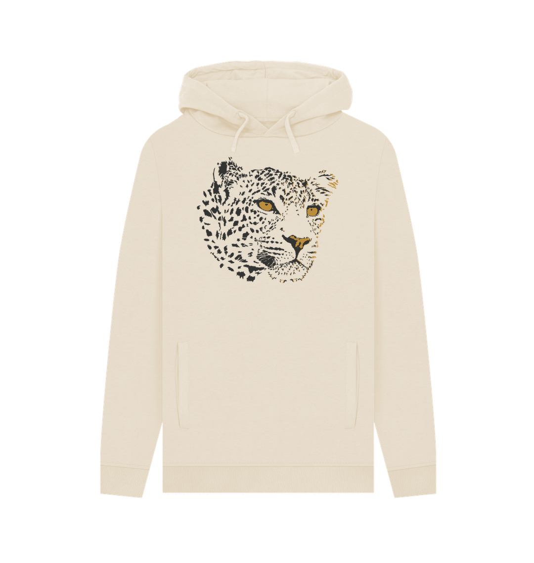 Men's Black Leopard Hoodie