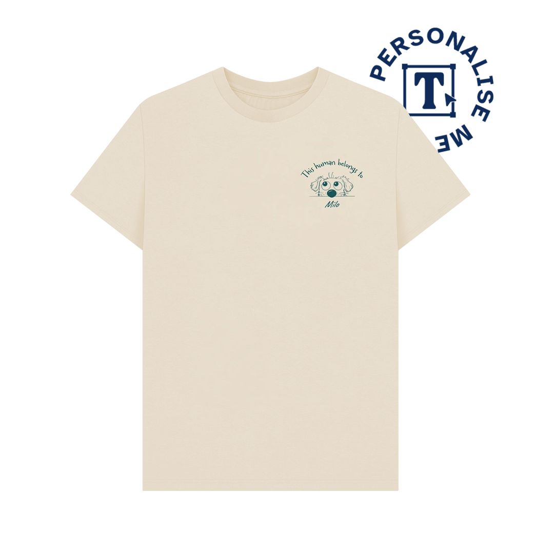 Fellow Friends - T-Shirt Unisex 'Dogs > People' In Cotone Morbido