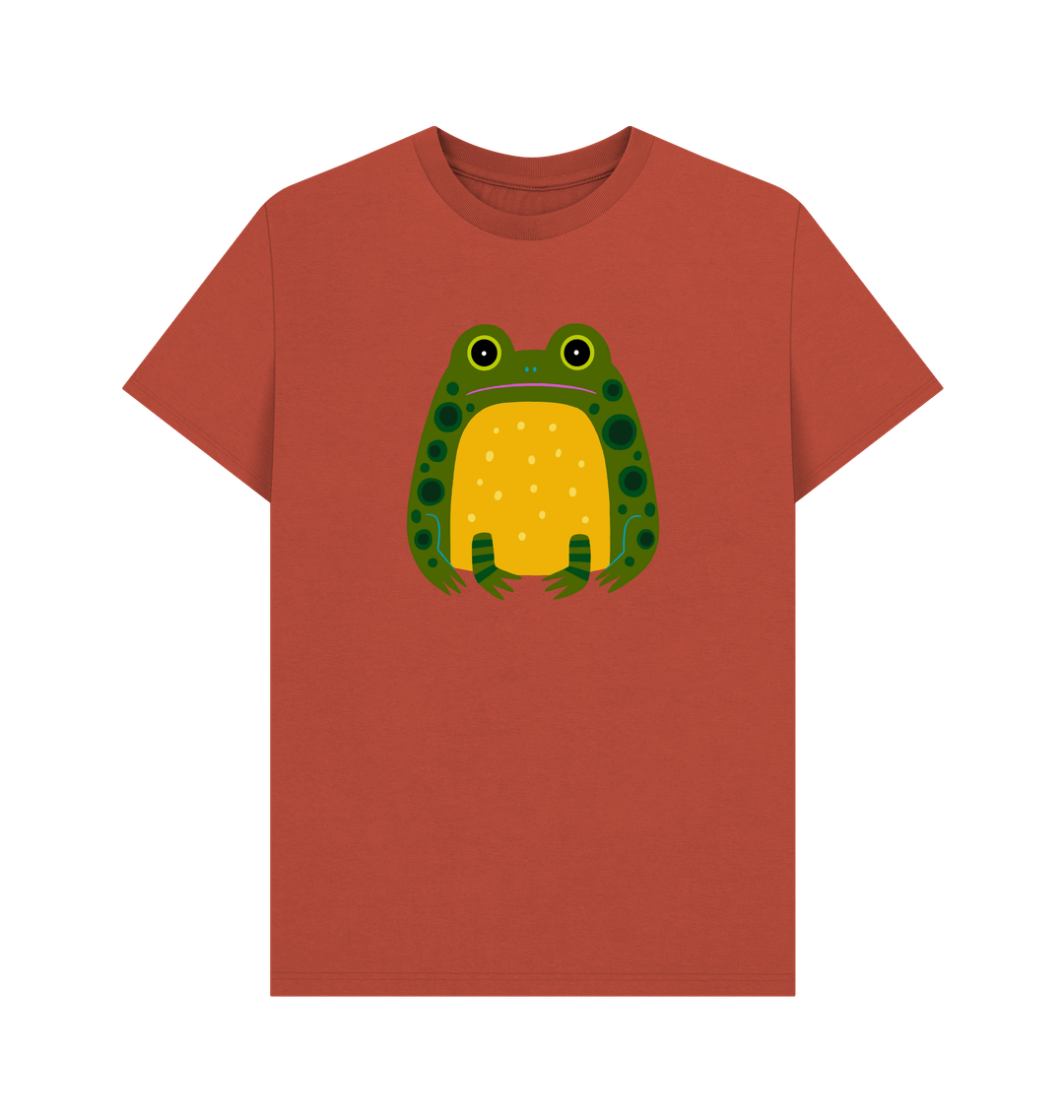 Toad t-shirt - Mens - Organic - Tod | Flapping Frank