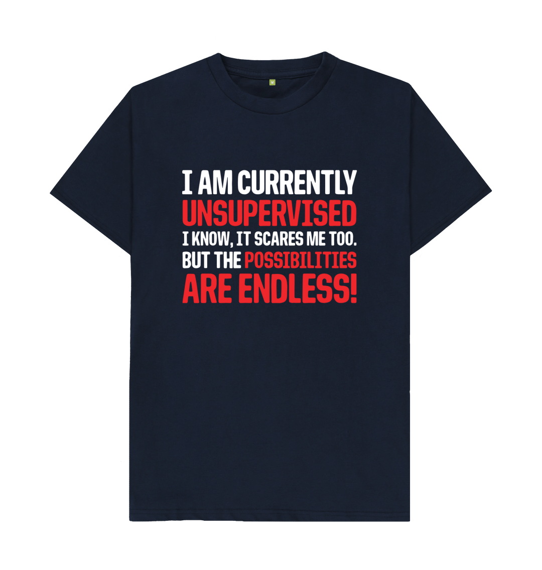 Currently Unsupervised T Shirt Funny Slogan Shirtbox