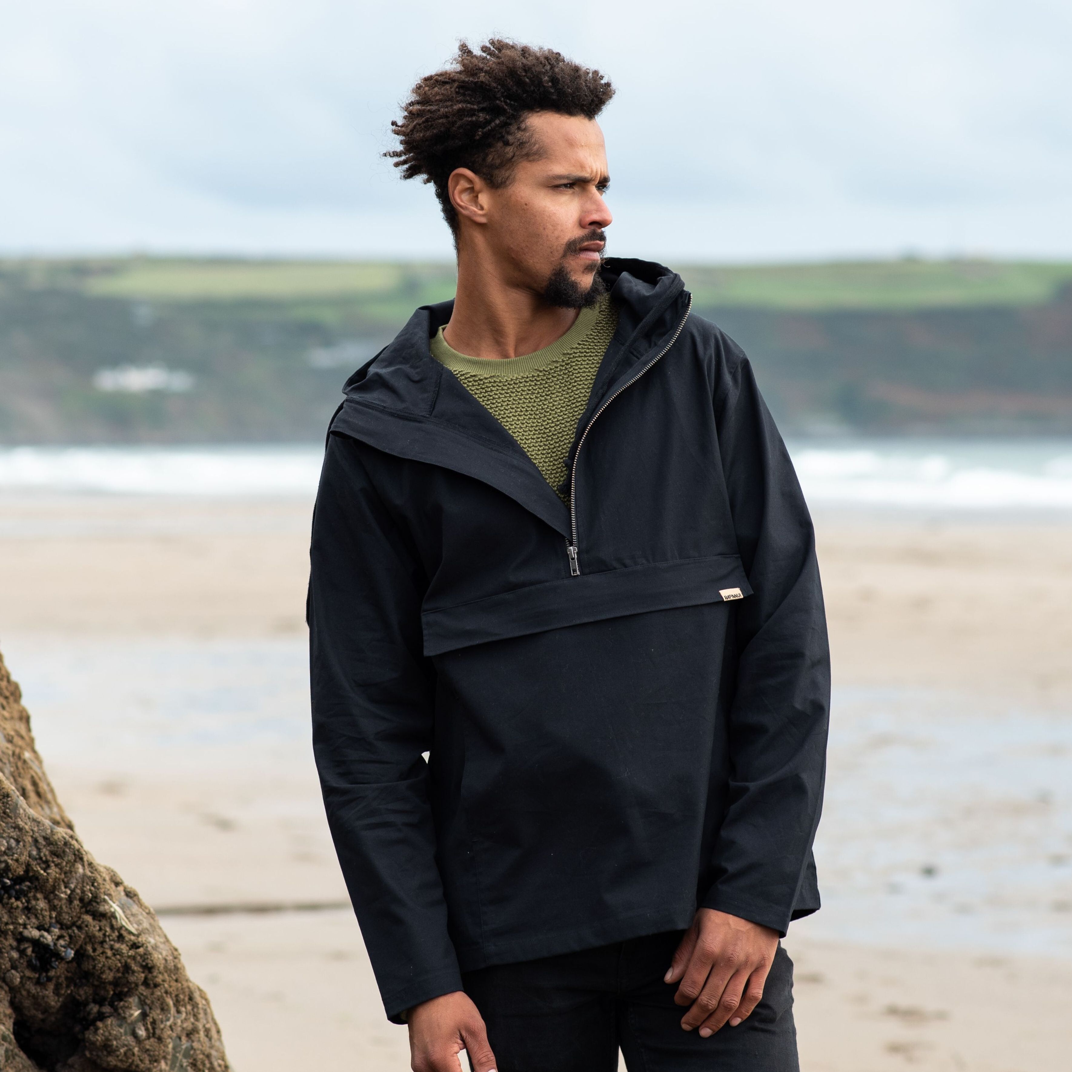 Men's Smock Jacket | Lightweight Rain Jacket | Rapanui