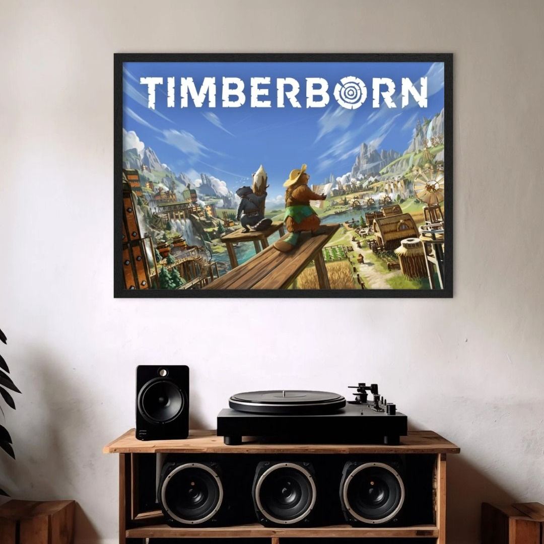 Timberborn Poster | Timberborn Wall Art | Timberborn