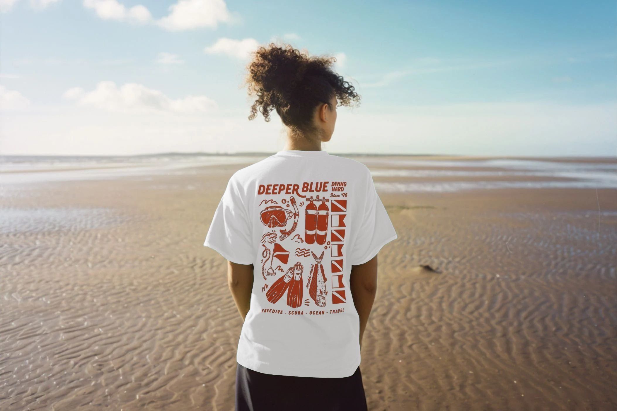 Diving Gear Oversized T-shirt