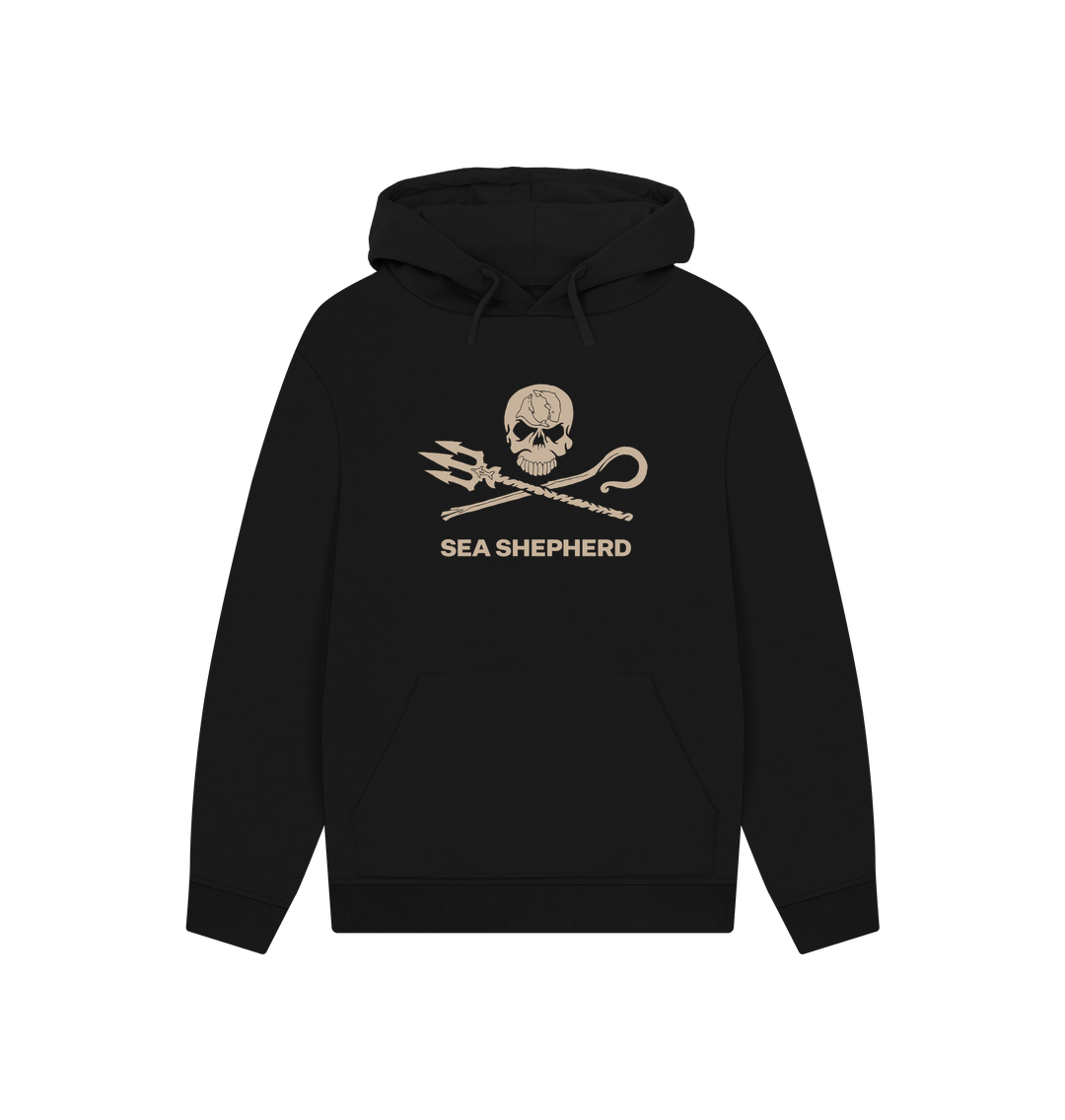 Sea Shepherd Jolly Roger Hoodie | Oat Print