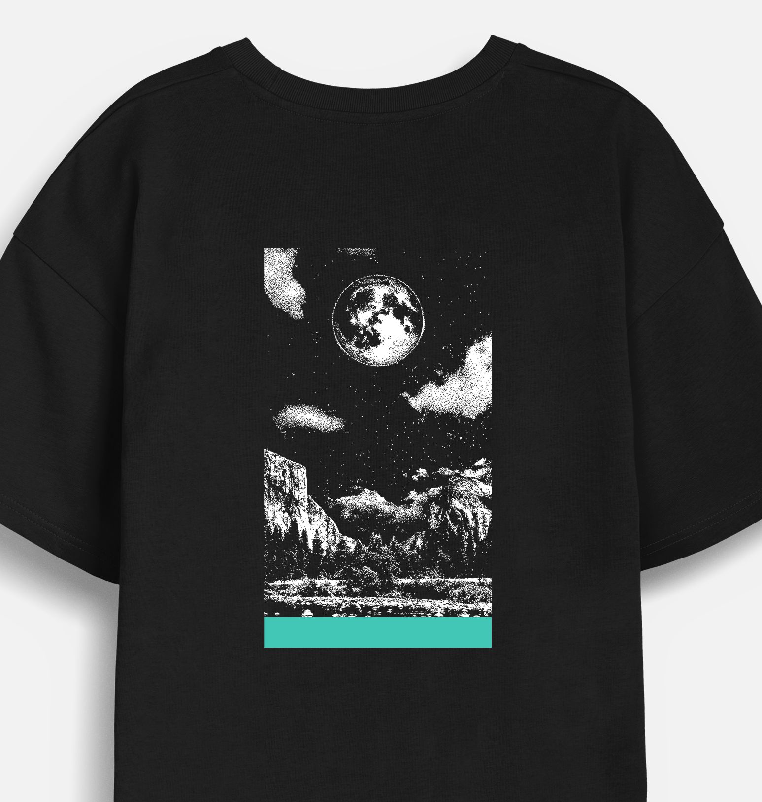 Men's Oversized Moon Rise T-Shirt