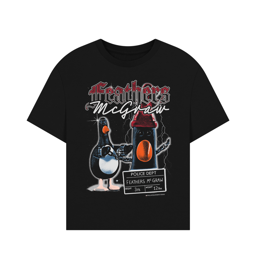 Feathers McGraw 90s Vintage Bootleg Women's Oversized T-Shirt