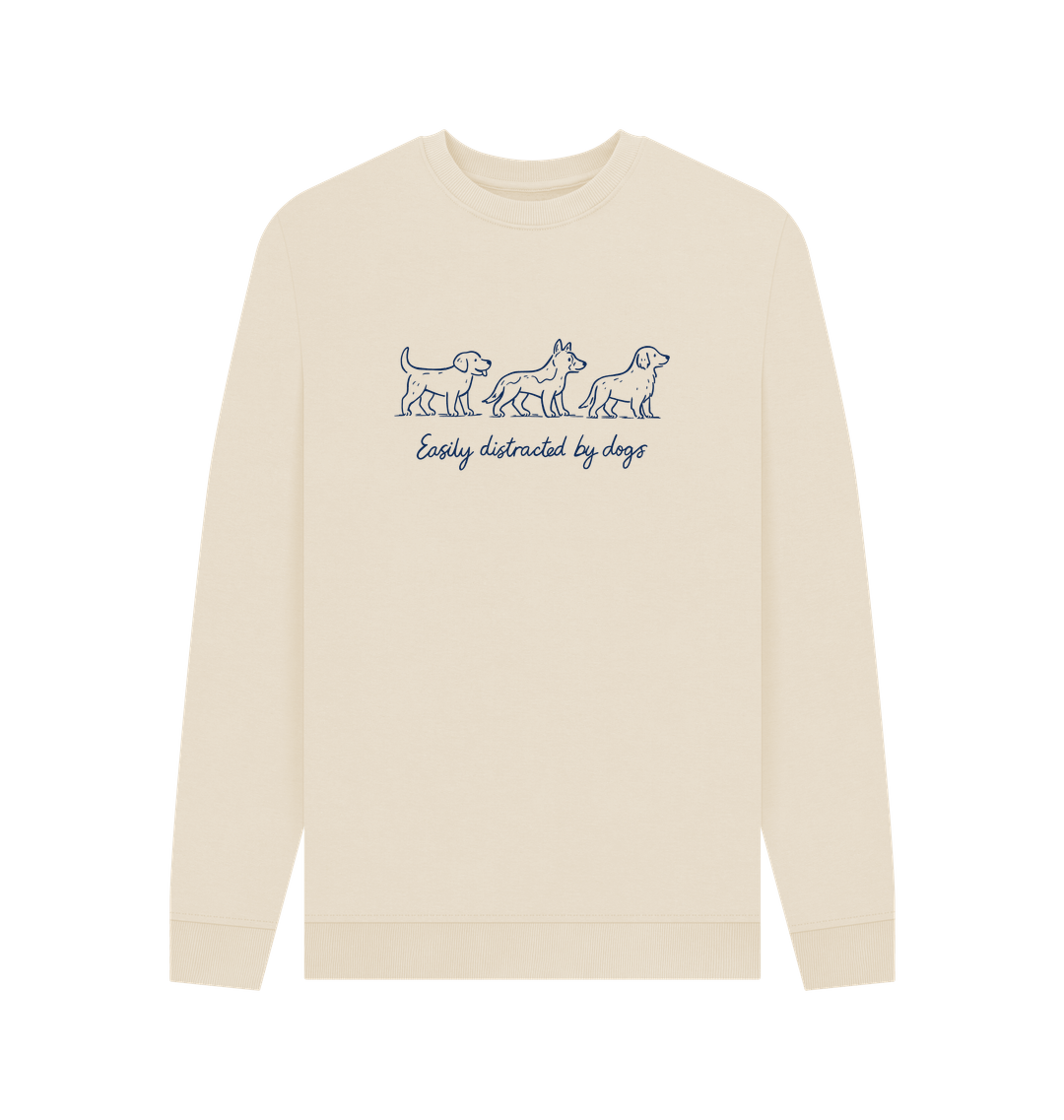 Easily Distracted By Dogs Men's Sweatshirt