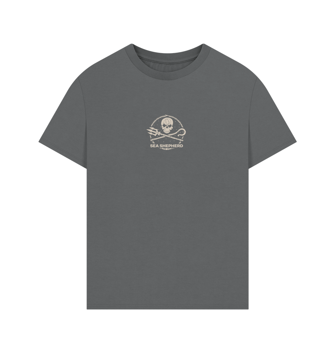 トップス Labyrins Two Dolphins Tshirt Charcoal Dolphin Conservation T-shirt | Save Dolphins | Sea Shepherd – Sea