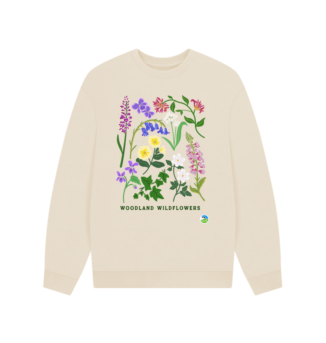 Woodland Wildflowers Oversized Sweatshirt