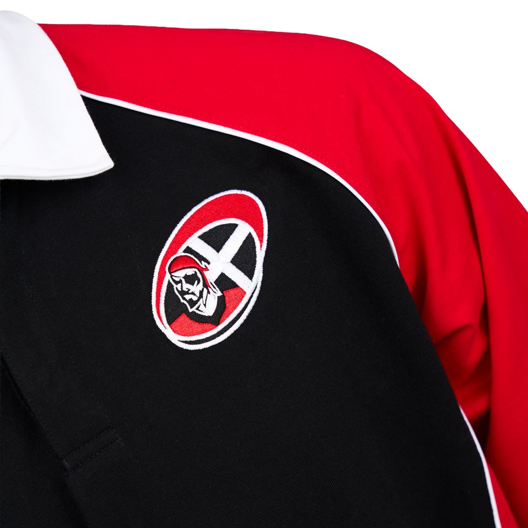 Cornish Pirates Traditional Long Sleeve Rugby Jersey