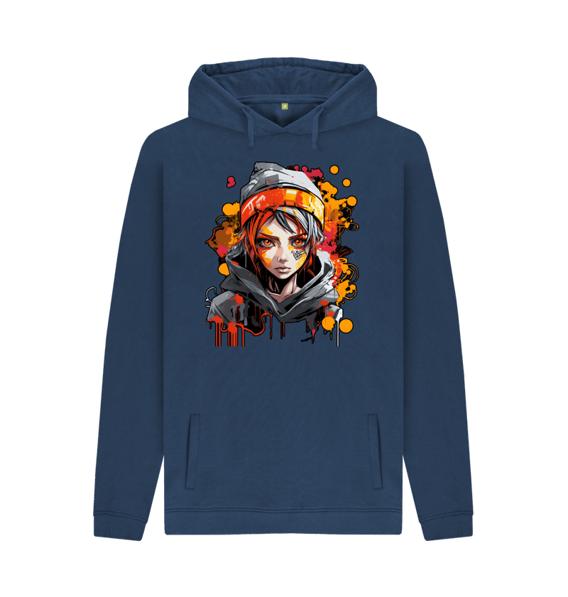 Men' Street Art Graffiti Girl Hoodie