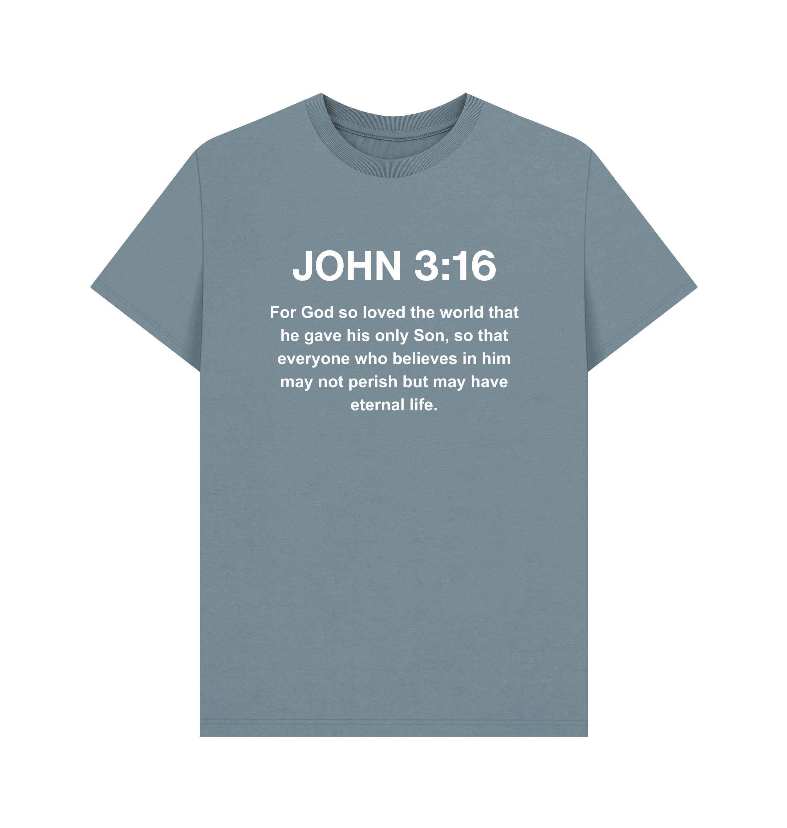 John 3:16 organic cotton Men's T-Shirt