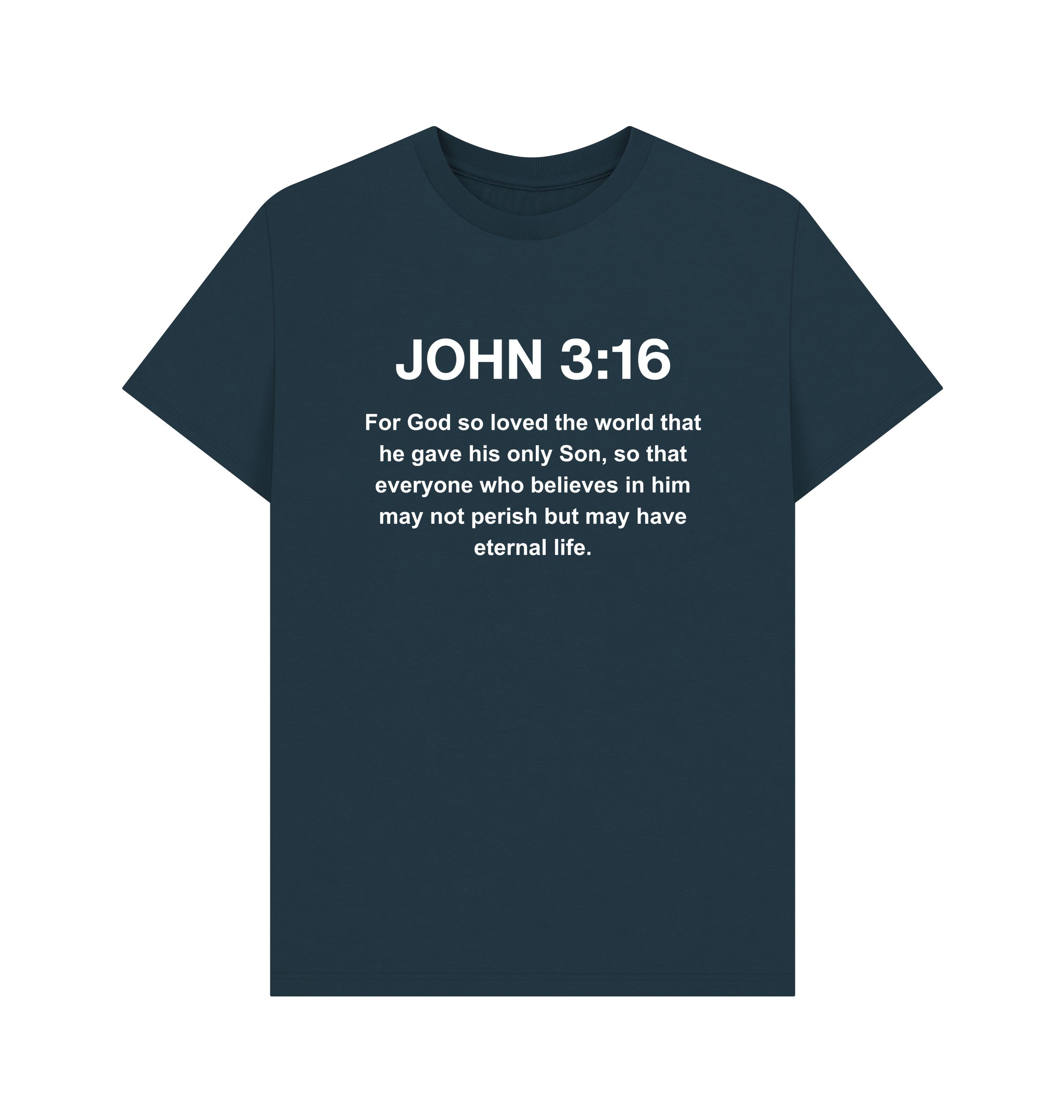 John 3:16 organic cotton Men's T-Shirt