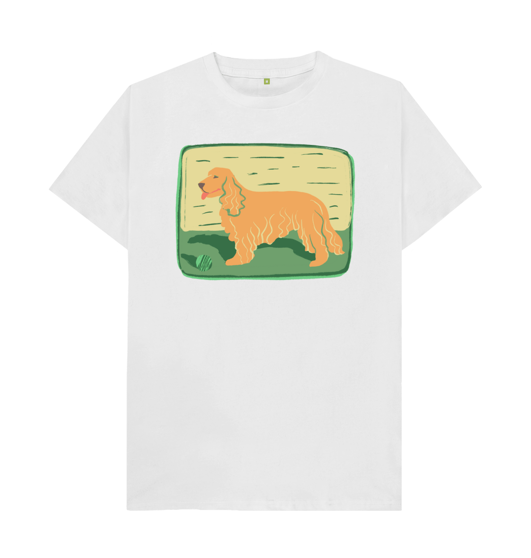 Fellow Friends T-Shirt Unisex Cocker Spaniel – Eat Sleep Walk, Cotone Premium