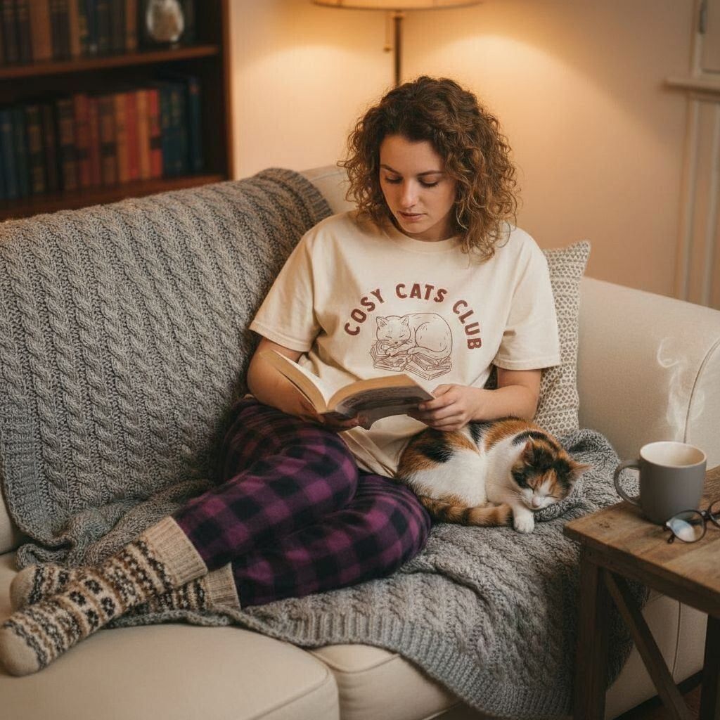 Cosy Cats Club Oversized T-shirt