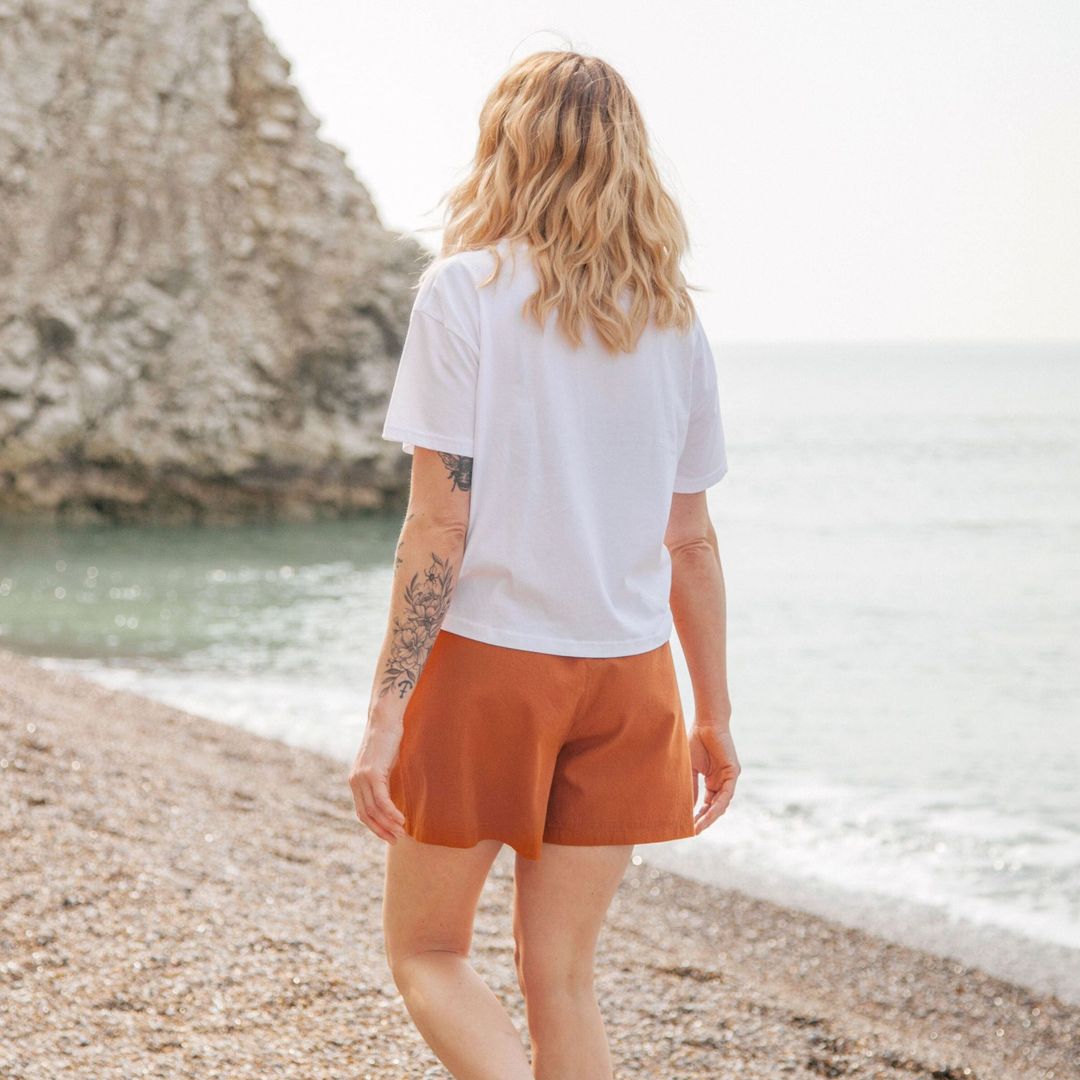 Women's Drawstring Shorts Organic Cotton Rapanui