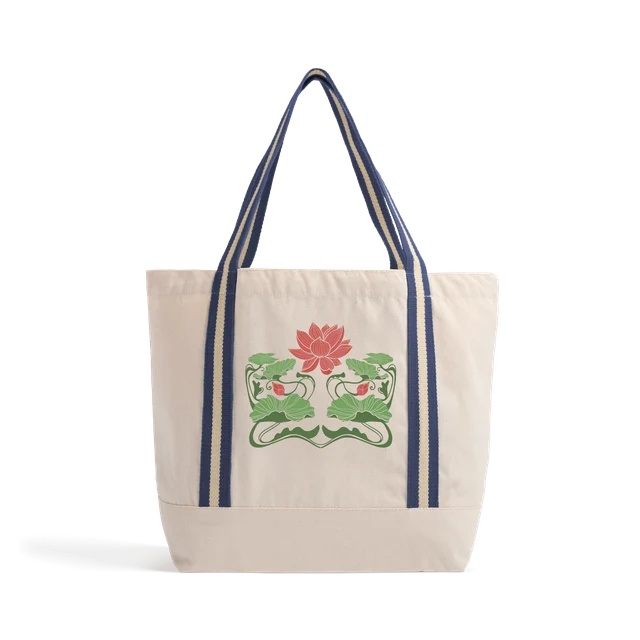 Produs din colecția Lotus: Lotus Bloom Canvas Tote Bag