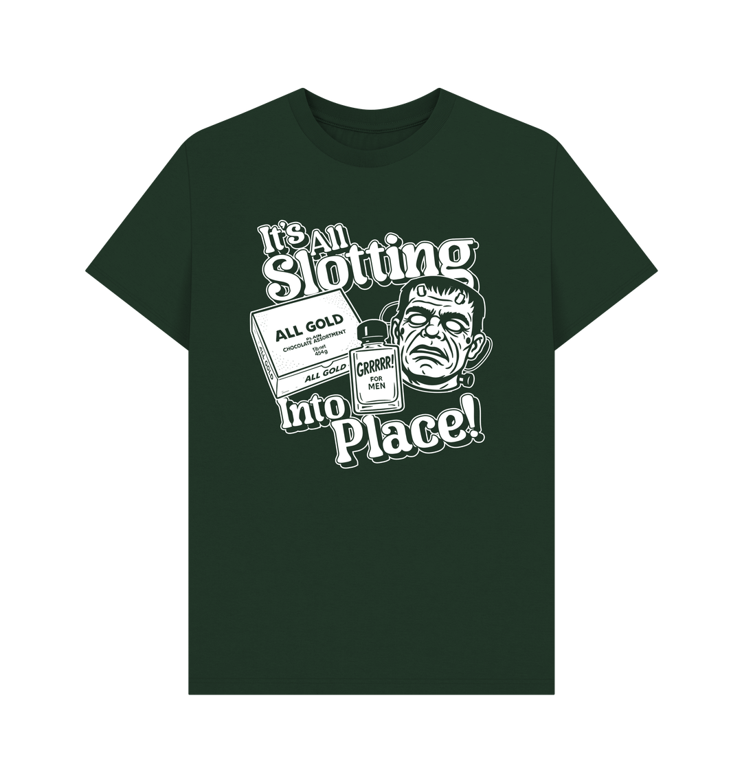 Gold, Frankenstein & Grrrr Bottom Christmas T Shirt | Shirtbox