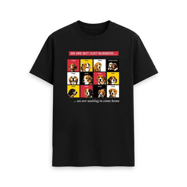 We are not just numbers - Mens T-shirt (Black)