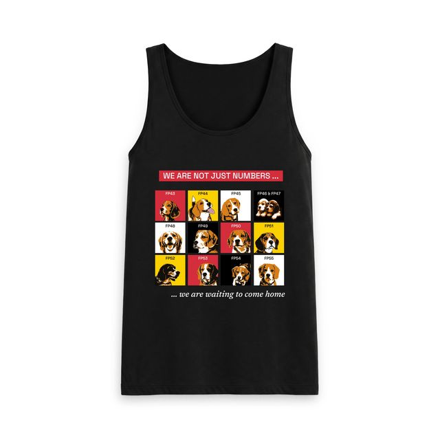 Women’s vest - Numbers (Black)