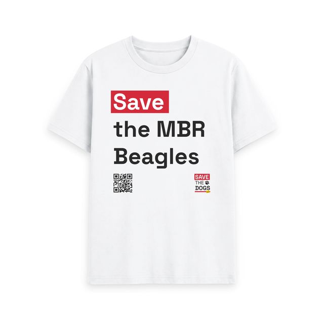 Save the MBR Beagles Womens T-Shirt (White)