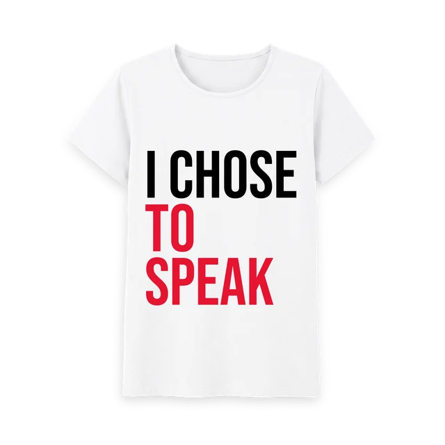 I Chose To Speak T-shirt — fotografia 1