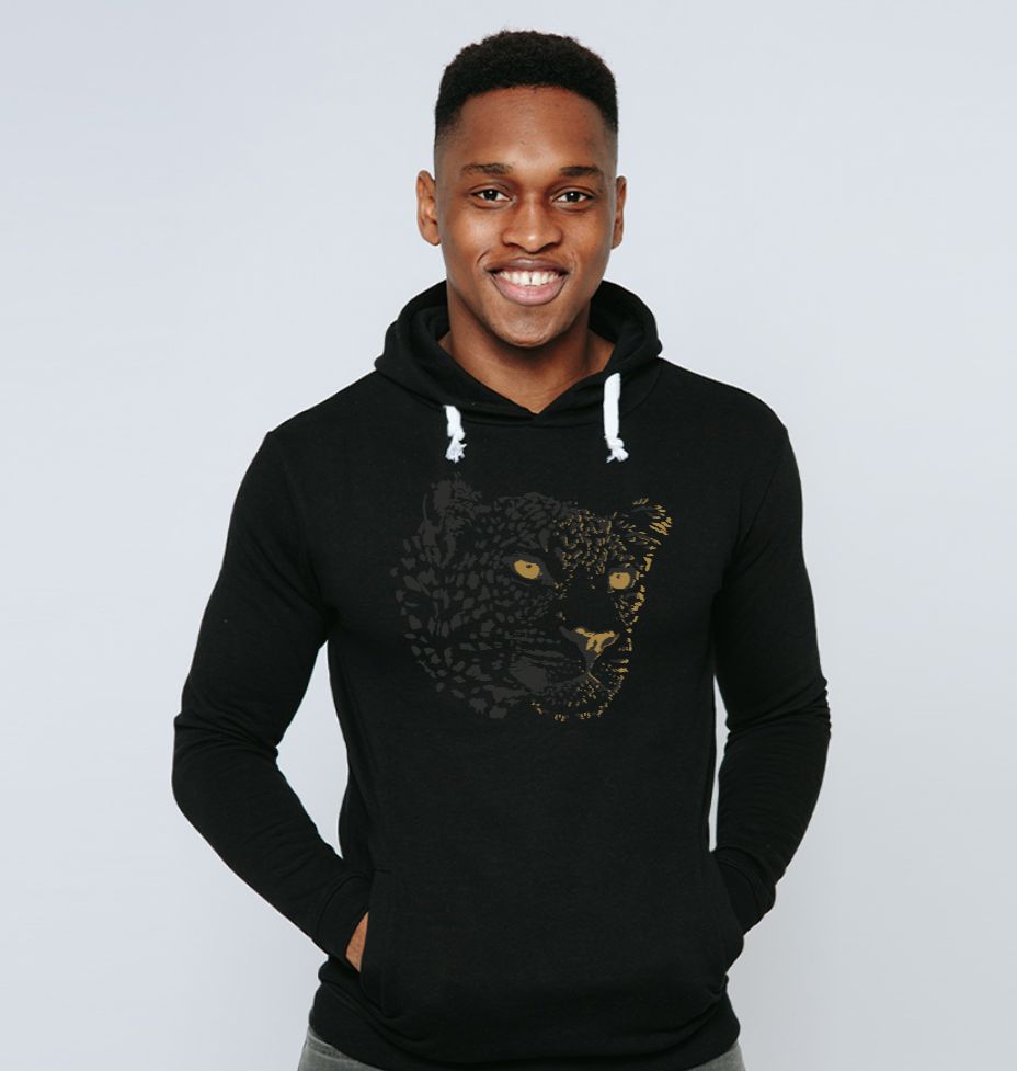 激レア　SAPEur BROWN LEOPARD HEAD HOODIE SAPEur BROWN LEOPARD HEAD HOODIE BLACK