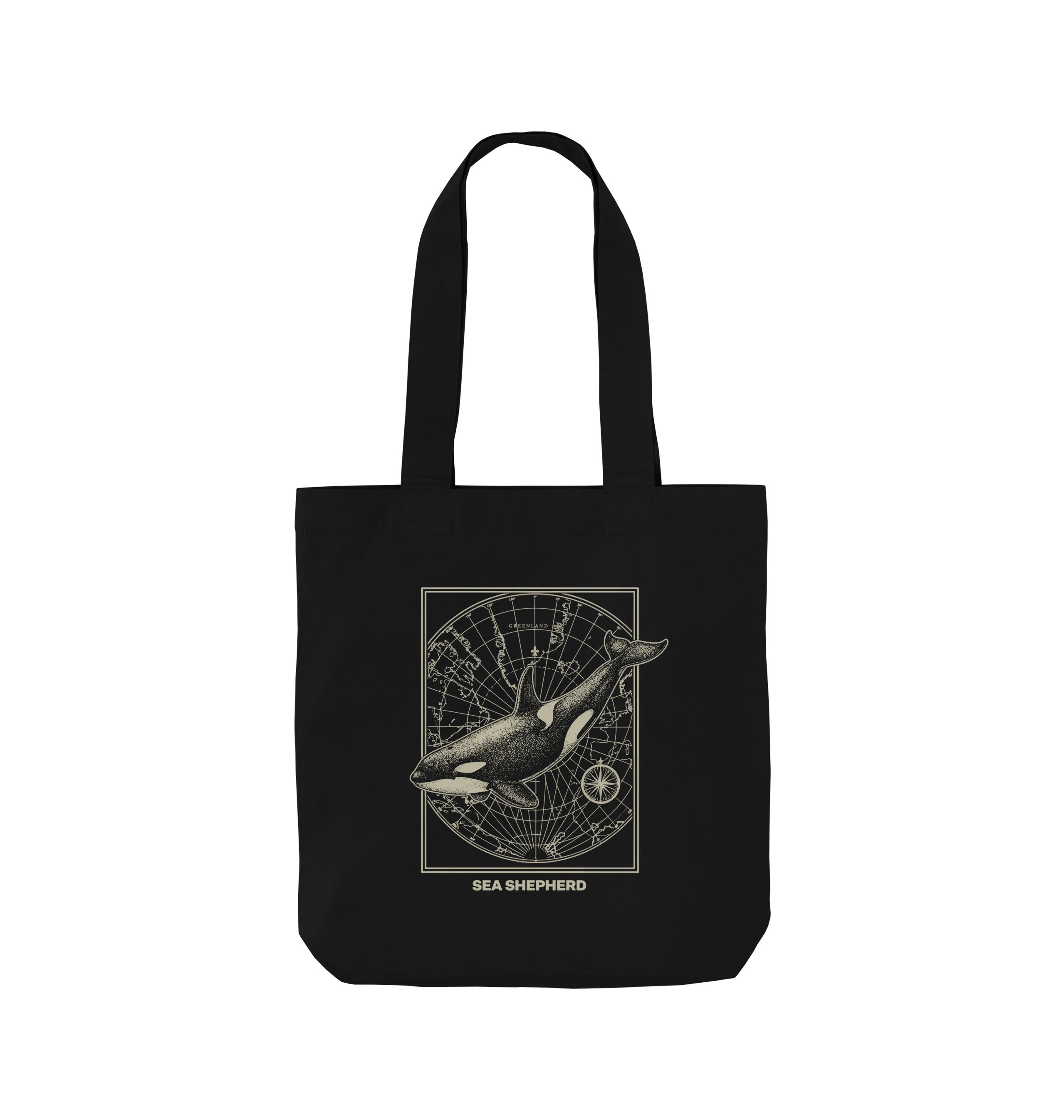 Nautical Orca Tote Bag